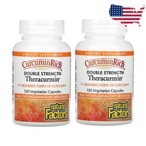 네츄럴팩터스 테라큐민 나노화 커큐민 리치 120베지캡슐 더블 스트렝스 강황 울금 2개