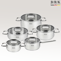 BRK 냄비 인덕션용 스텐 편수 양수 전골냄비 독일 스마트 프리미엄 5종, 5.스마트 프리미엄 냄비 전골 24cm