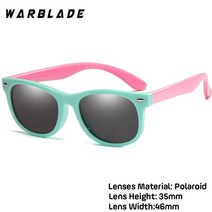 Warblade 새로운 어린이 편광 선글라스 tr90 소년 소녀 태양 안경 실리콘 안전 안경 선물 아기 uv400 안경