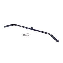 GHSHOP LAT 풀다운 바 Tricep 풀다운 바 Pully 케이블 부착물 안티 슬립 핸들 근육 건물 LAT 풀다운 바 긴 LAT 바, 강철, 검은색