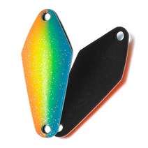 LongFatoys 구리 숟가락 미끼 UV 다채로운 스트림 금속 낚시 미끼 송어 chub에 대한 하드 미끼, B_2