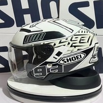 쇼웨이 헬멧 쇼에이 바이크 홍진 클래식 오토바이 오픈 페이스 SHOEI J-CRUISE II AGLERO TC-2 제트 헬멧, 11 design white