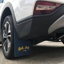 싼타페TM 노머드 타이어보호 머드가드 흙받이 (2개1세트), 노란색, 4X4, 블랙