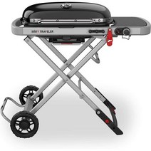 Weber 웨버 트래블러 휴대용 가스 그릴, Black, 1개