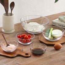 [데이즈룸] 투명 오브 유리 믹싱볼 6size 택1 / 글라스볼