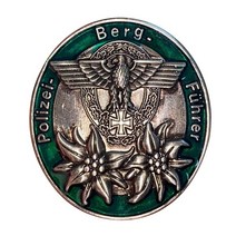 경찰 뱃지 독일 마운틴 트루퍼 리더 핀 polizei berg fuhrer 배지의 우수한 복제품