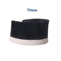 스핀들 모터 용 CNC 라우터 브러시 진공 청소기 조각 기계 먼지 커버 1M x 70mm100mm, 1.7mm
