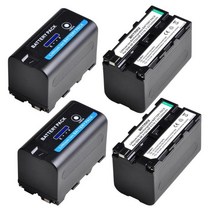 소니 5200mAh LED 표시기 NP F750 NP F770 NP-F750 배터리 Akku LCD USB 충전기 Sony NP F970 F960 F550 F570 QM91D CC, 협동사, 4 배터리, 05 4 Battery