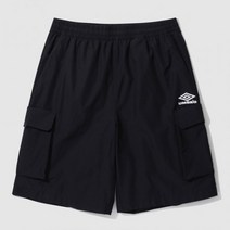 엄브로 UMBRO 2Layer 2블록 셋업 쇼츠 블랙 (UO121CHP22) UO121CHP22_BLK0 152563