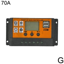 미니 가정용 태양광 컨트롤러 모듈 MPPT 태양광 10-100A 자동 초점 추적 전지 패널 배터리 레귤레이터 듀얼, 07 70A