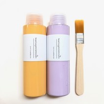 미니 페인트 소량 환경친화 벽지 셀프 인테리어 아이방꾸미기 가구 소품 리폼 소분 100ml, 노랑