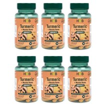 Holland & Barrett 홀랜드앤바렛 터메릭 + 마누카꿀 30캡슐 6팩