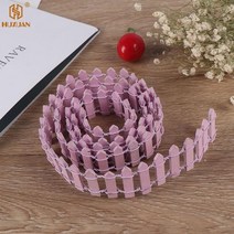 나무 정원 울타리 건물 장벽 공예 미니어처 요정, 3x10cm