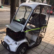 골프장 카트 골프장카트 전동 전동차 스쿠터 리조트 골프카 골프 캐디 놀이공원 노인, E100 레인 커튼