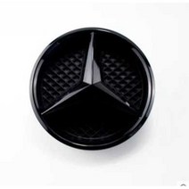 벤츠 삼각별 디스트로닉 튜닝 로고 삼각별 교체 수리, 19-22 C/A 미러 라벨(입체 검정색)