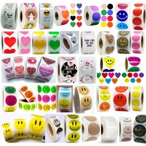 69종 스마일스티커 땡큐스마일스티커 대용량500pcs 다꾸, 216. 고급화이트스마일