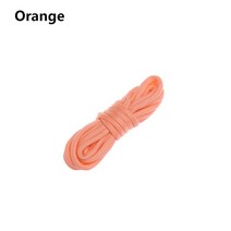 어둠 속에서 빛나는 파라코드 550 낙하산 코드 랜야드 로프 9 가닥 코어 야외 생존 1/3/5M, [04] orange, [01] 1M