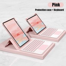 ebook리더기 이북 북 전자책 단말기 전자북아이패드 에어 4/5 10.9 용 마그네틱 키보드 케이스 10 세대 분리형 커버 미니 6 프로 11 7/8/9th 마우스 포함, 01 iPad Mini 6, 11 Pink 3
