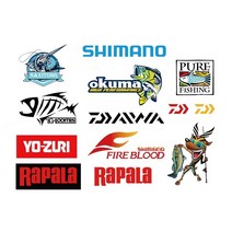 낚시통A 낚시스티커 13종 모음, 1개