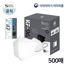 에이트슈가 국내산 슈가포 대형 KF94 마스크 개별포장 500매, 슈가포 블랙 500장