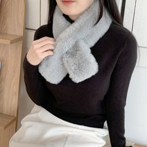 밍크 페이크 퍼 목도리 쁘띠 머플러