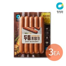 청정원 참나무 훈연 고소한 두툼 프랑크 450g x 3개, 단품