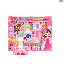 드림걸 자석 코디놀이 자석놀이 교구 장난감 역할놀이 아기 유아 어린이 여아 생일 선물, 상세페이지 참조