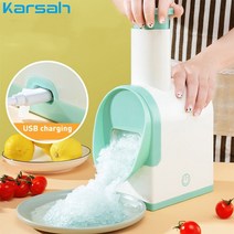 살얼음 기계 간얼음 얼음가는 쇄빙기 우유 빙수 수동 빙수기 가정용 전기 스 크러셔 과일