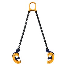 500kg 드럼통 집게 픽커 클램프 고리 드럼리프트 하역, 더블 클로 - 15x5.1x50cm, 1개