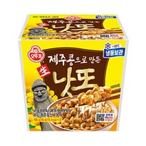 제주콩으로만든생낫또 168G(3개입) 오뚜기 소문난 건강식단 캠핑요리 풍미업 발효식품 유산균 집밥 모에모에큥, 2개
