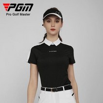 PGM 골프 웨어 여자 썸머 반소매 티셔츠 단체복 팀복 캐디복 가성비 연습장 골프장 유니폼, XL, YF560-화이트