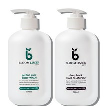 블룸리씨 천연 약산성 임산부 바디워시 500ml + 헤어샴푸 500ml