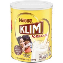 NESTLE 네슬레 클림 홀밀크파우더 강화 전지분유 1.6kg KLIM Fortificada