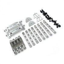 RC카 키덜트 MN 1/12 Mn78 원격 제어 자동차 부품 금속 업그레이드 풀로드 충격 흡수기 드래그 링크 시, 03 은