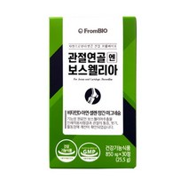 프롬바이오 관절연골엔 보스웰리아 30정 x 1개, 상세페이지 참조