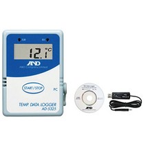 A&D 온도 데이터 로거 8000 메모리 통신 세트 부속 AD5325SET 일반(ISO) 교정 첨부(검사 성적서+트레서빌리티 체계도)
