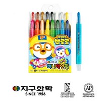 지구화학/뽀로로 미니색연필 16색/길이11.5cm 샤프식/
