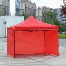 대형 3면 바람막이 접이식 캐노피 천막 자바라천막, 상세페이지 참조, 단품