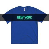 2023년 NEW 시티아이러브 NY 뉴욕 CA 캘리포니아 야광 쿨론티 면티 커플 반팔 티셔츠