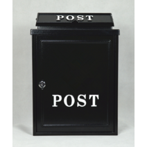 우편물수취함 인테리어 우체통 다세대 우편함 수납장, 흰색으로 칠해진 POST