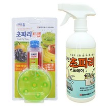 일양약품(주)건강사업부 초파리용품(트랩1개+스프레이500ml.1통), 1세트, 초파리(트랩1+스프레이1통)