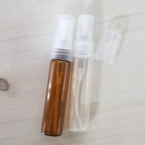 스윗바틀 향수공병, 100개, ③5ml 갈색유리병/반투명 흰색캡