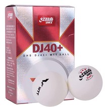 DHSCHI 치 na DHS ABS DJ40+ 3Star WTT 탁구공 20212022 세계 시리즈 대회에서 사용 공 6개/박스 1박스 6개, 1 Box (6 Balls )