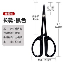 톡톡365 무선 전동 전지 가위 원예 스테인레스 스틸 포도 가지 치기 긴 뾰족한 정원 도구 및 장비 분재 농장, [03] Black, 03 Black