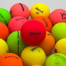 혼합볼 화이트 컬러 타이틀리스트 등 로스트볼 50알, 볼빅 비비드 A- 50알, 1개