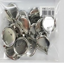 아주문구 2000 원형브로치만들기핀, 1봉, 2000 원형핀3cm