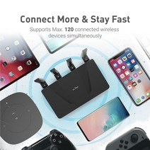GL.iNet 플린트 (GL-AX1800) WiFi 6 라우터 듀얼 밴드 기가비트 무선 OpenWrt 사전 설치 지원 AdGuard Home, 02 EU UK plug