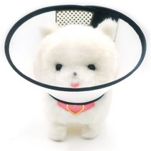 애완동물 목보호대 중형 푸들넥카라