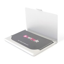 명함케이스 정리 박스 심플한 메탈 보관케이스