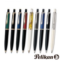 펠리컨 볼펜 Souveran K400 K405 그린 블랙 블루 보르도 화이트 스트라이프, 블랙/K405